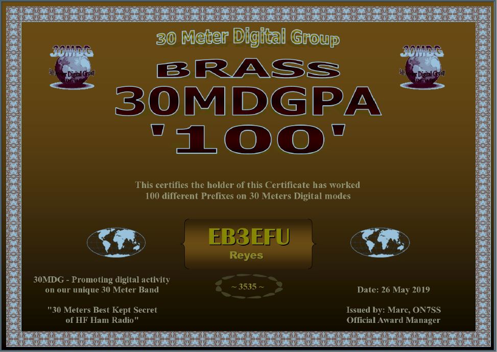 0EB3EFU-30MDG-PA-100-Certificate