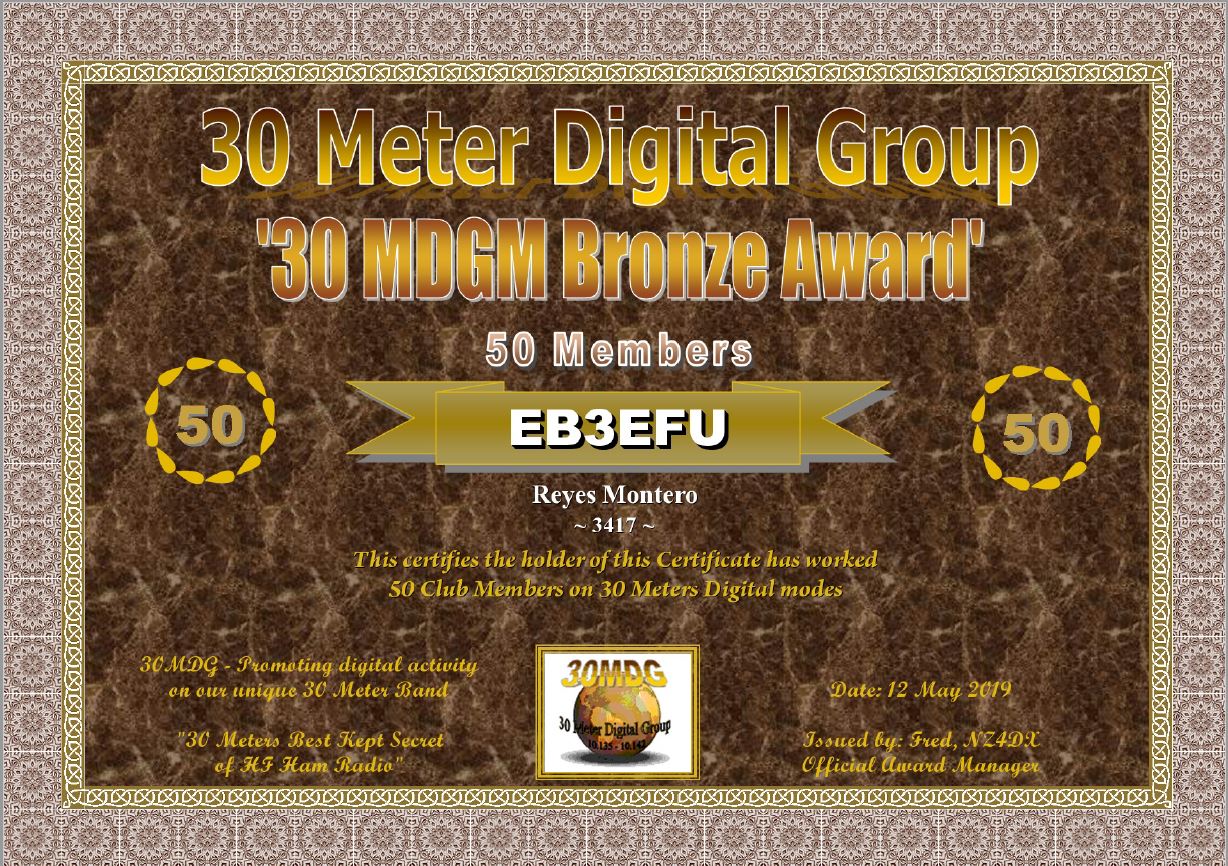 30MDGM Bronze